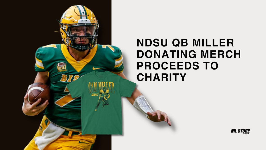 NDSU QB Miller Drops NIL Merch; Donating Proceeds to The Great North Pole Charity