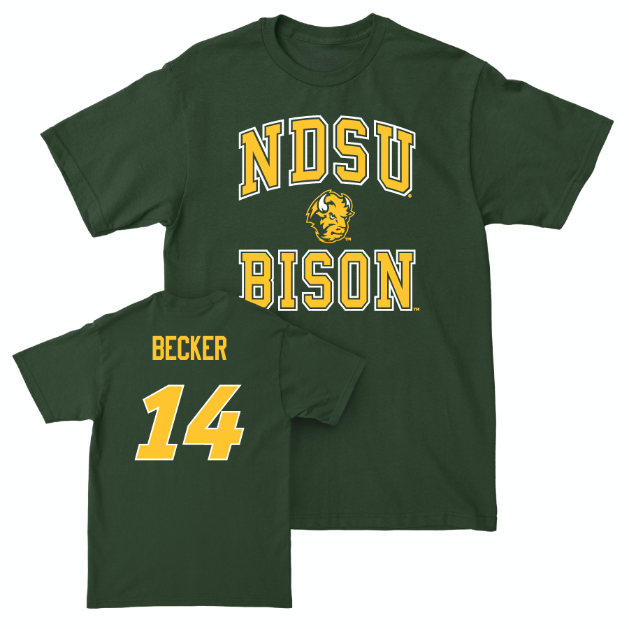 Green Baseball College Tee   - Colten Becker