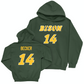 Green Baseball Player Hoodie   - Colten Becker