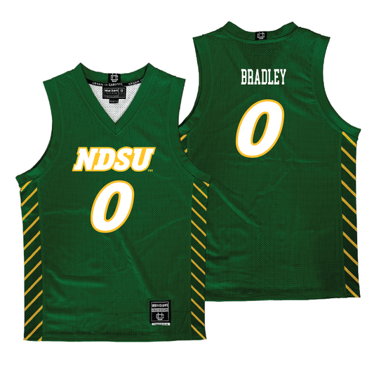 NDSU Men's Basketball Green Jersey - Eli Bradley | #0