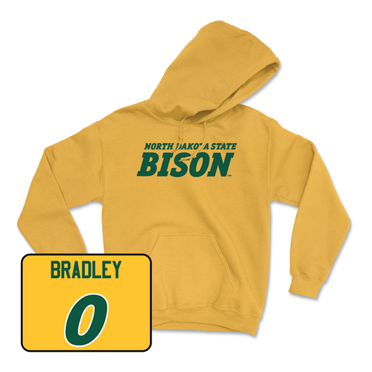 Gold Men's Basketball Bison Hoodie - Eli Bradley