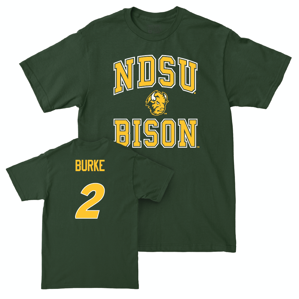 Green Men's Basketball College Tee - Jeremiah Burke