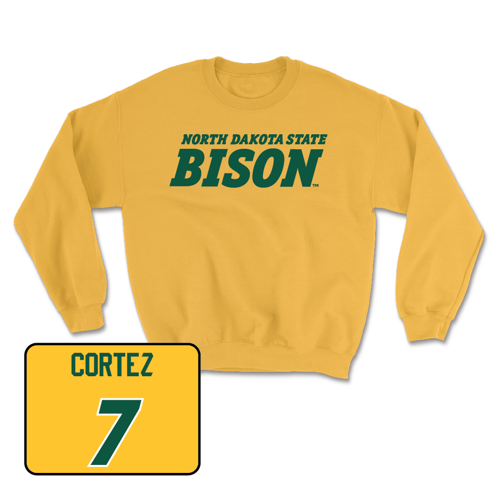 Gold Softball Bison Crew - Star Cortez