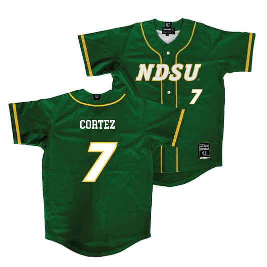 NDSU Softball Green Jersey - Star Cortez  | #7