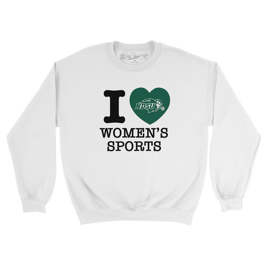 EXCLUSIVE RELEASE: I Love Women's Sports White Crew