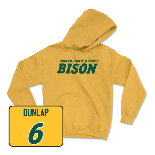 Gold Baseball Bison Hoodie  - James Dunlap