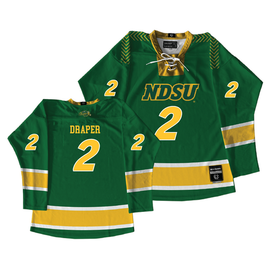 Exclusive: NDSU Women's Basketball Green Hockey Jersey - Abbie Draper | #2