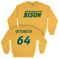 Gold Football Bison Crew - Jaxon Duttenhefer