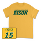 Gold Baseball Bison Tee - Bennett Freiter