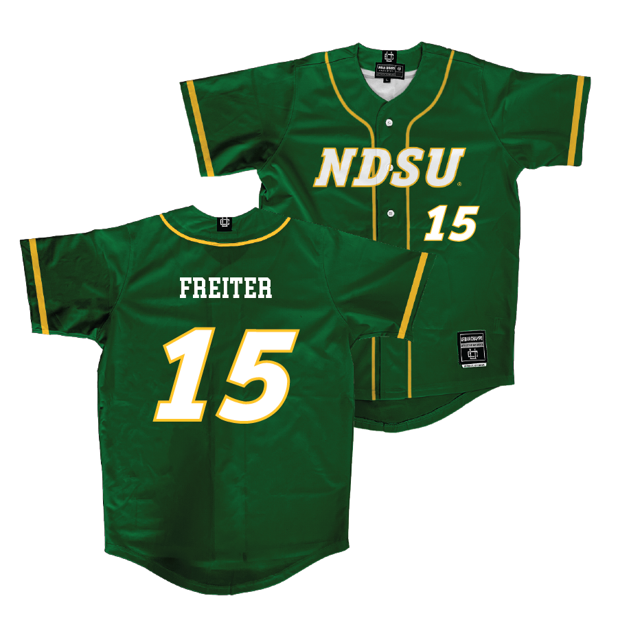 NDSU Baseball Green Jersey - Bennett Freiter | #15