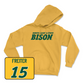 Gold Baseball Bison Hoodie - Bennett Freiter