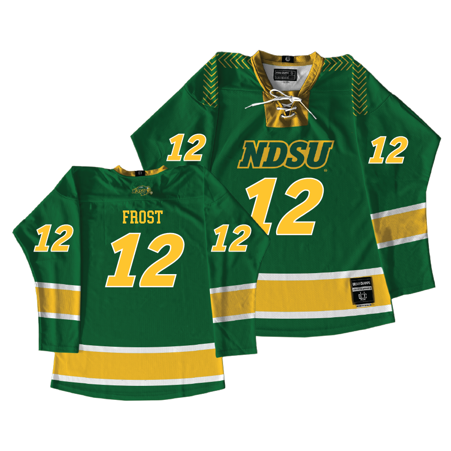 Exclusive: NDSU Women's Basketball Green Hockey Jersey  - Marisa Frost