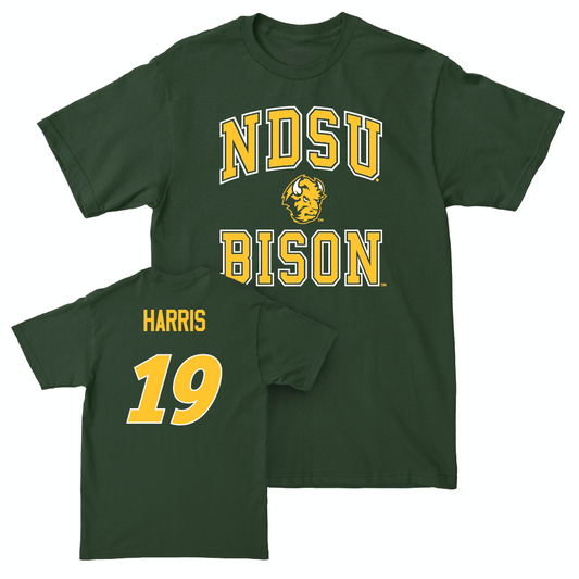 Green Football College Tee - Chris Harris | #19