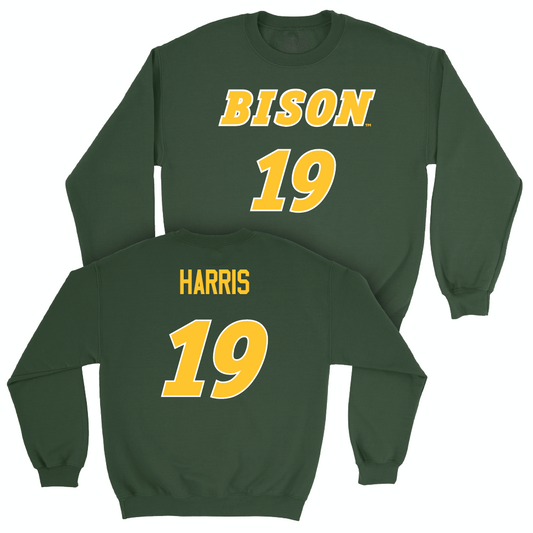 Green Football Player Crew - Chris Harris | #19