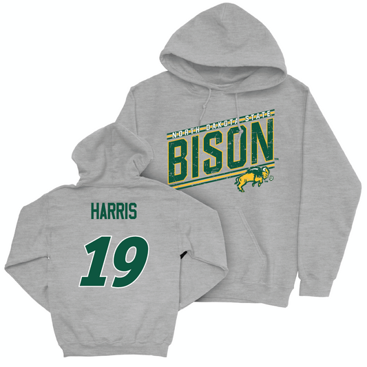 Sport Grey Football Vintage Hoodie - Chris Harris | #19