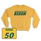 Gold Football Bison Crew - Kody Huisman