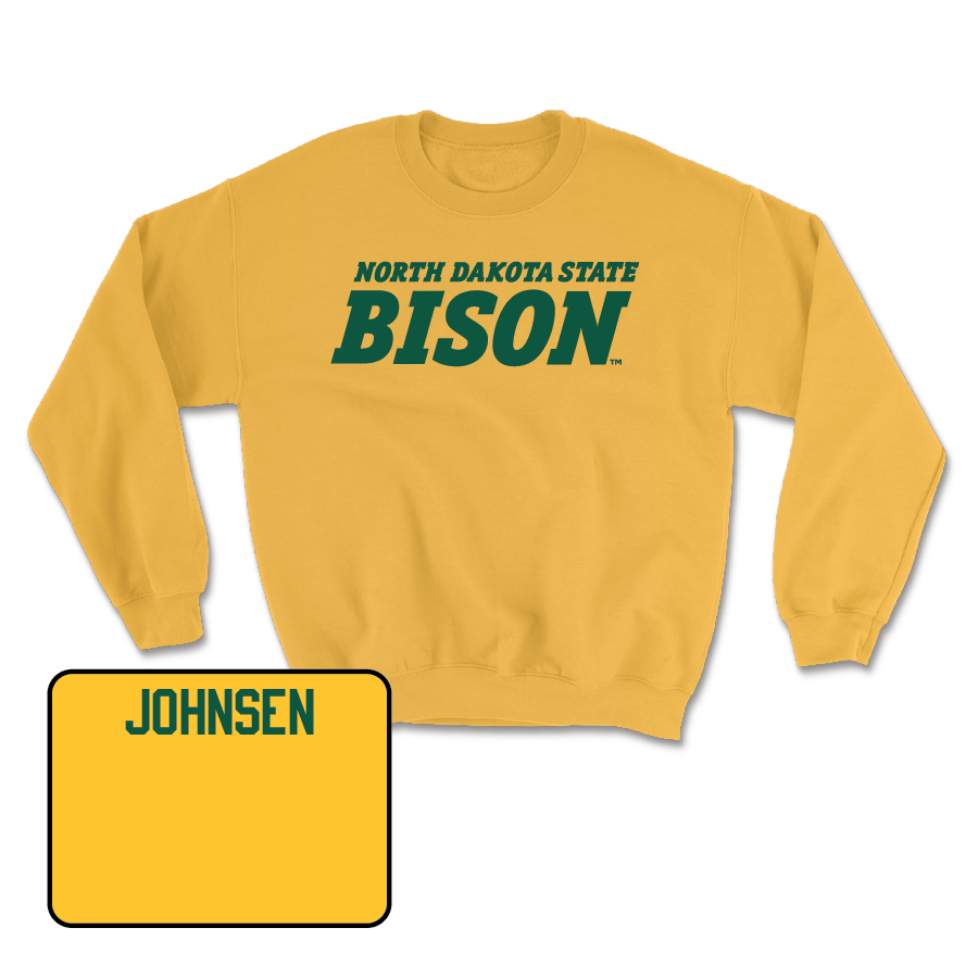 Gold Track & Field Bison Crew - Brock Johnsen