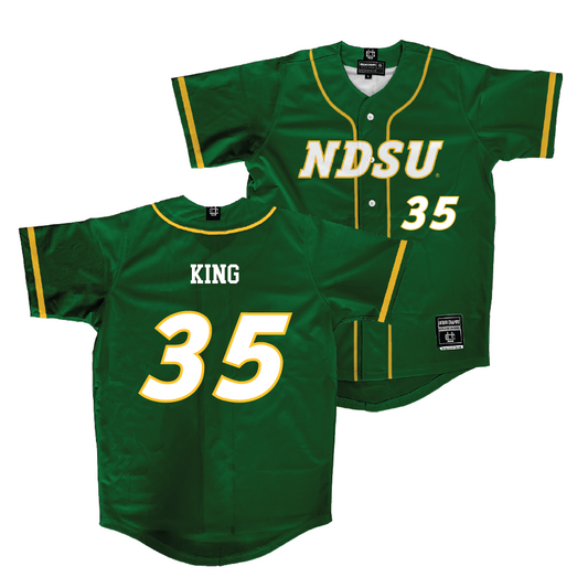 NDSU Softball Green Jersey - Zoe King | #35