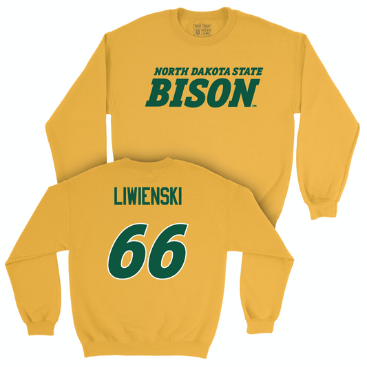 Gold Football Bison Crew   - Jack Liwienski