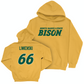 Gold Football Bison Hoodie   - Jack Liwienski