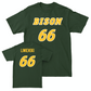 Green Football Player Tee   - Jack Liwienski