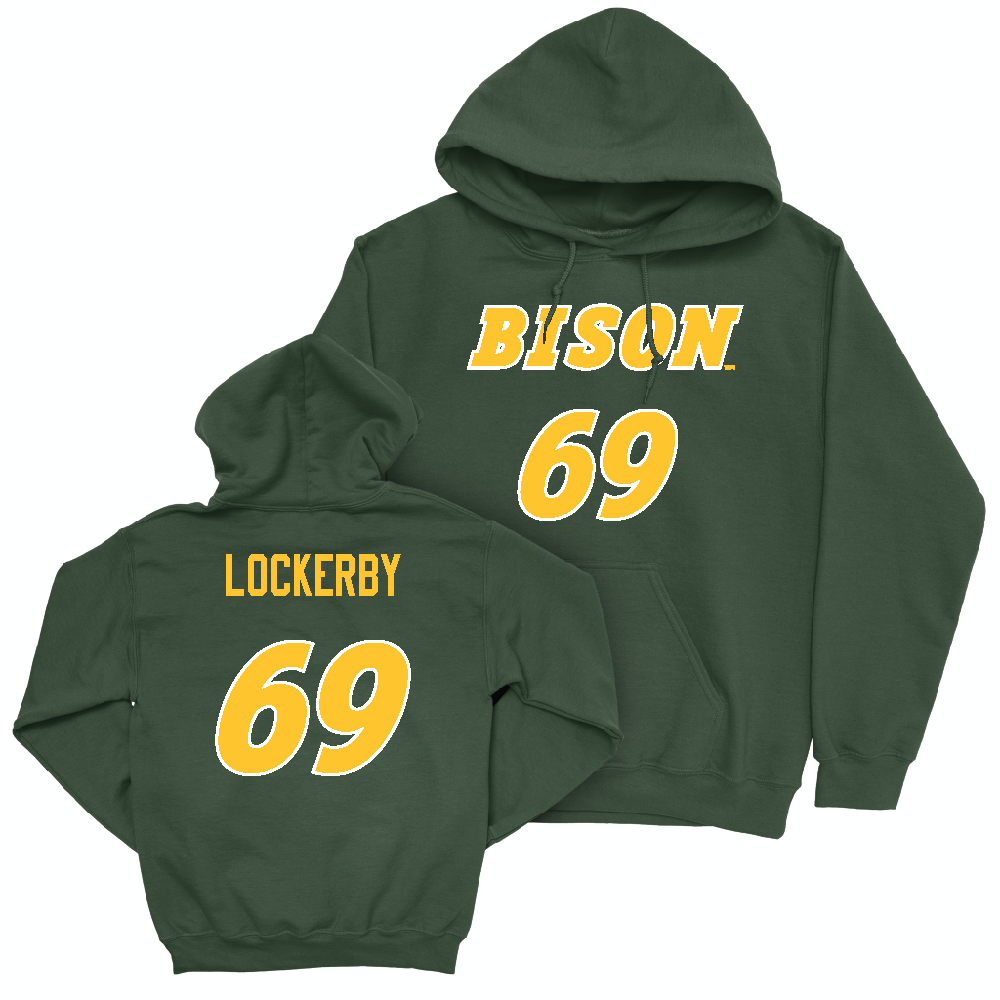 Green Football Player Hoodie  - Devin Lockerby