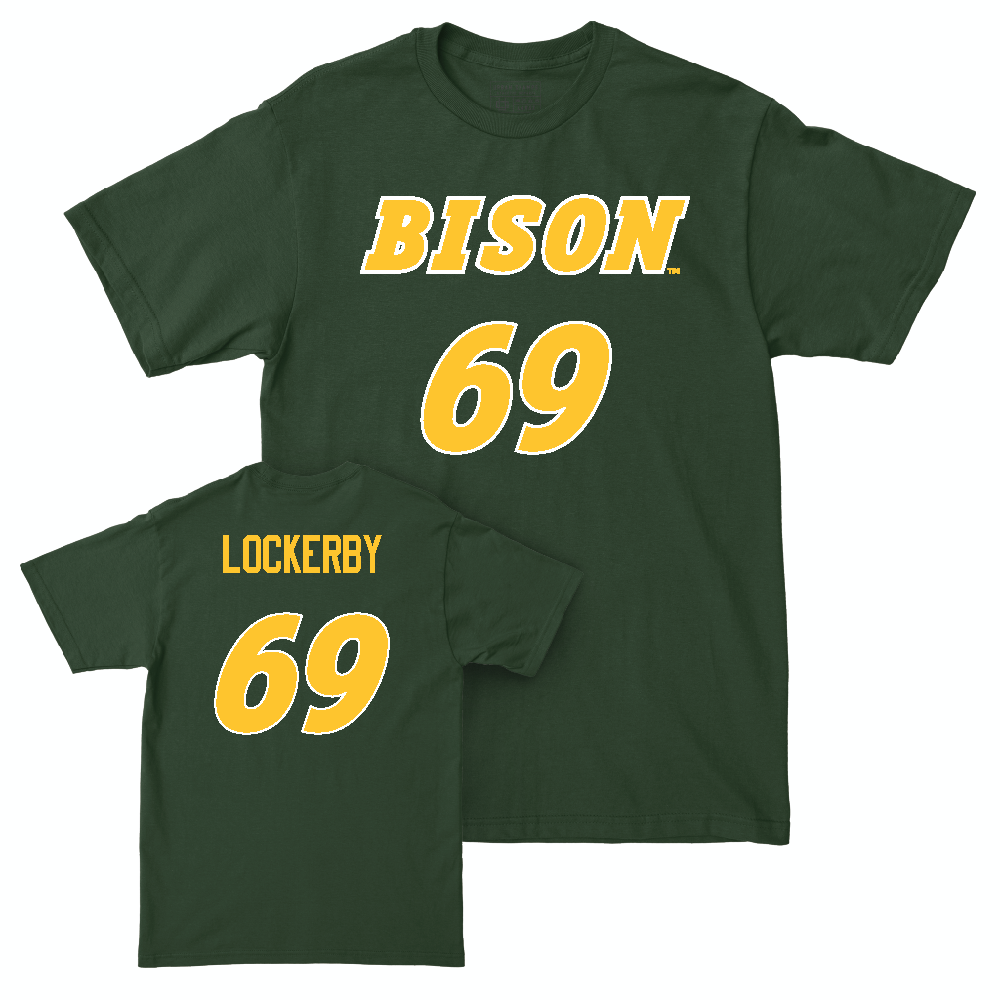 Green Football Player Tee  - Devin Lockerby