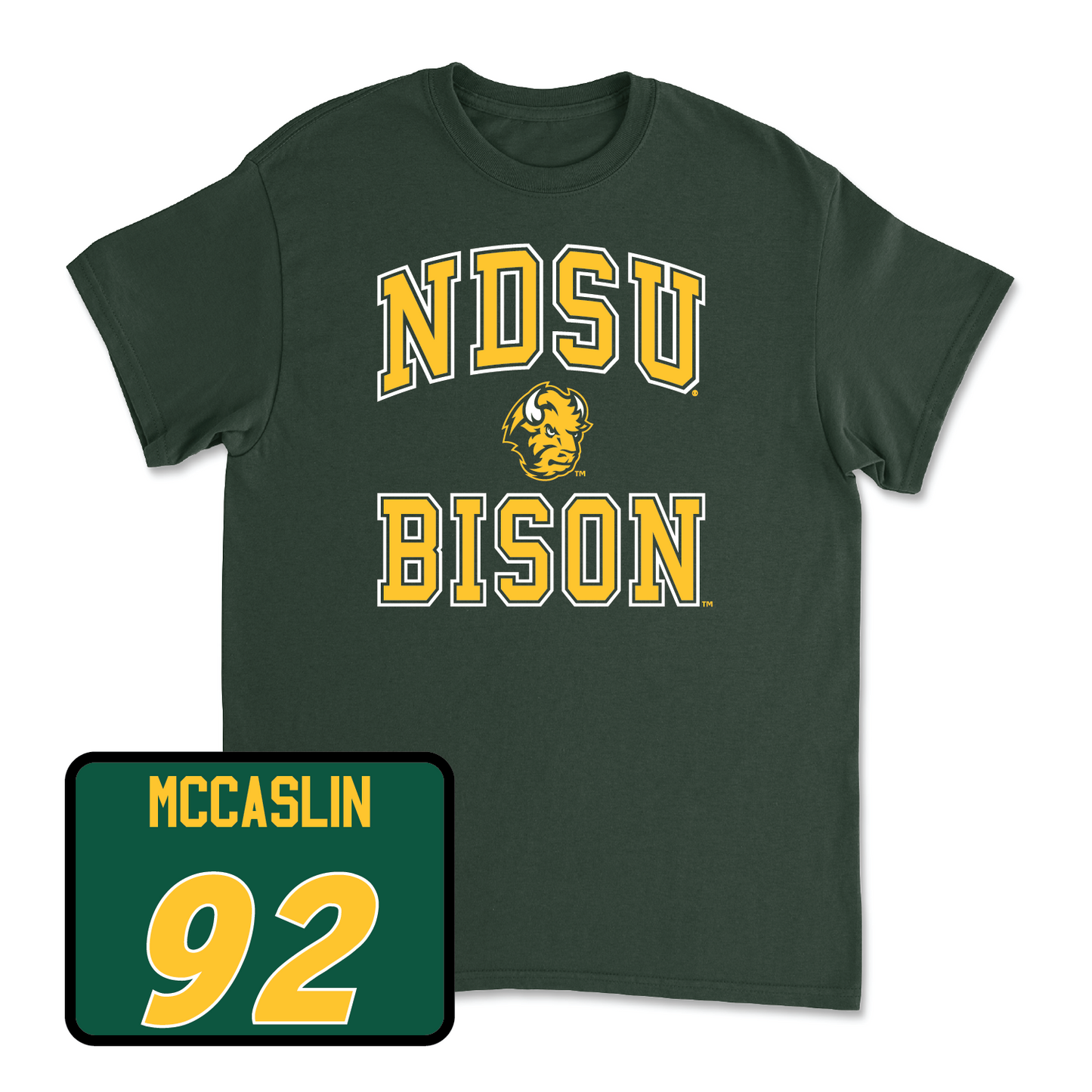 Green Football College Tee - Kelton McCaslin