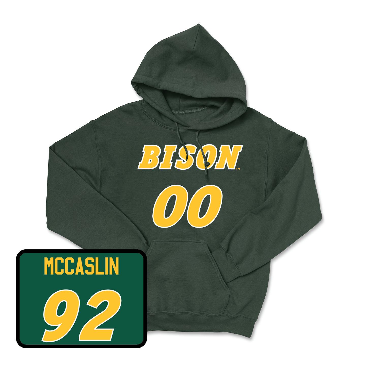 Green Football Player Hoodie - Kelton McCaslin