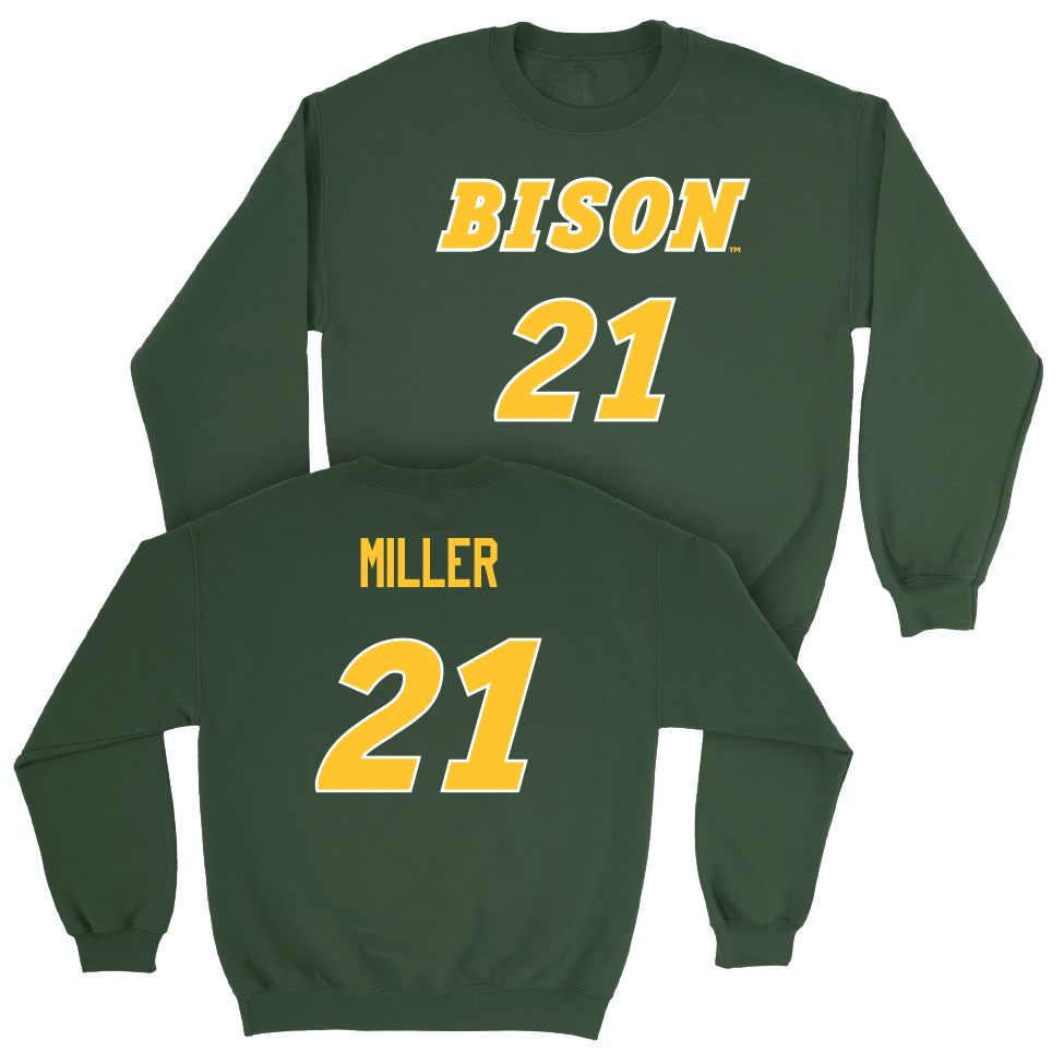 Green Men's Basketball Player Crew - Tajavis Miller