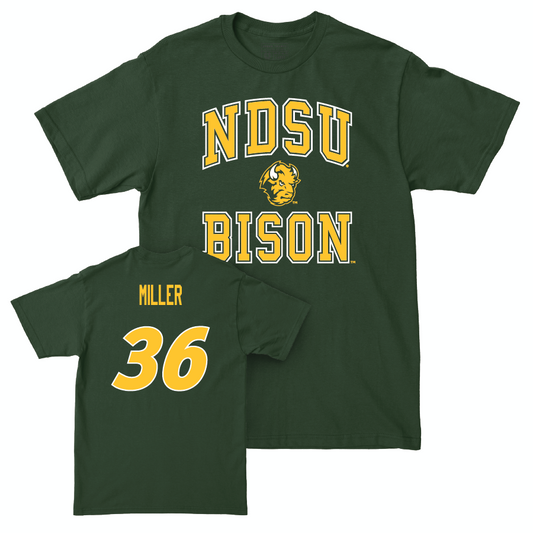 Green Football College Tee  - McClain Miller