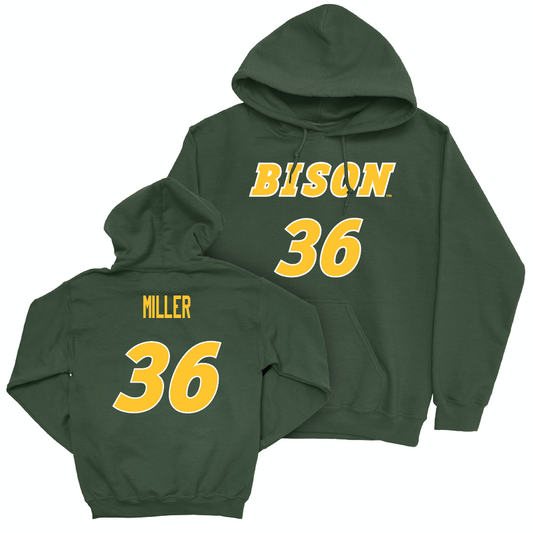 Green Football Player Hoodie  - McClain Miller