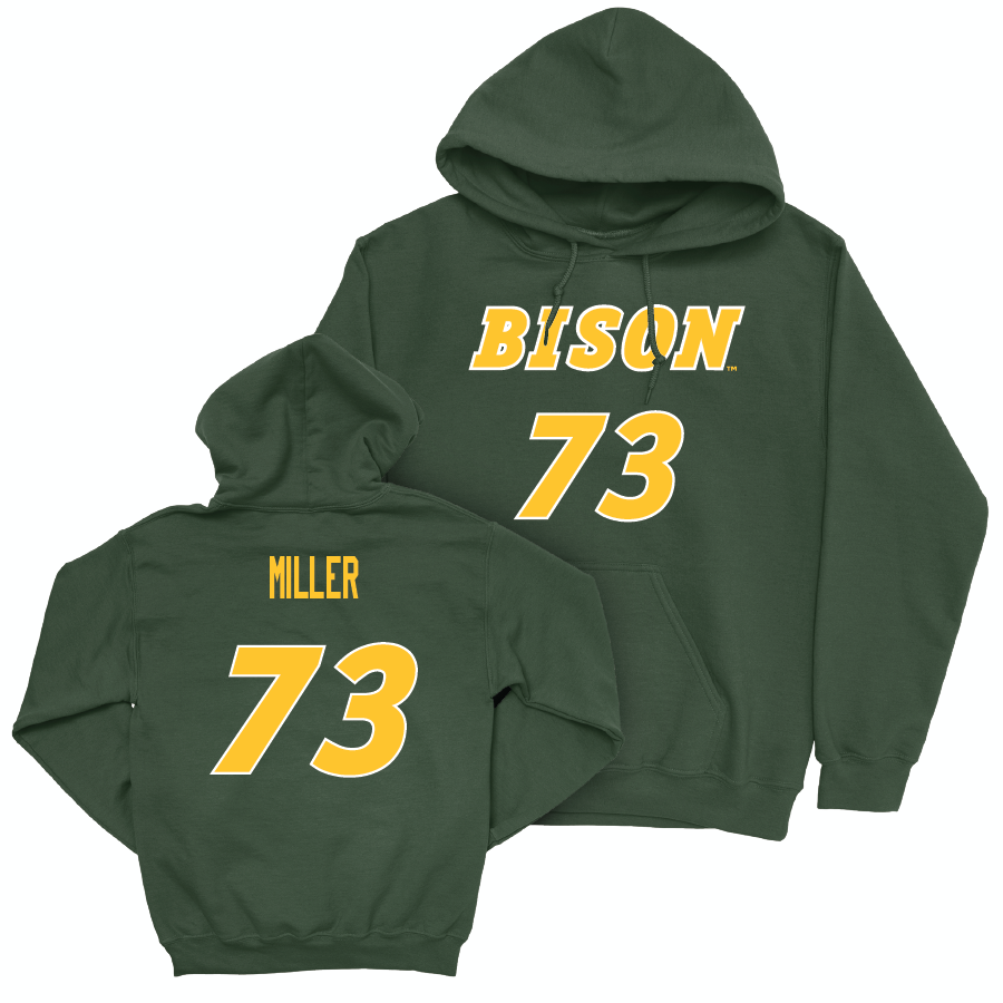 Green Football Player Hoodie  - Mason Miller