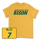 Gold Football Bison Tee - Camden Miller