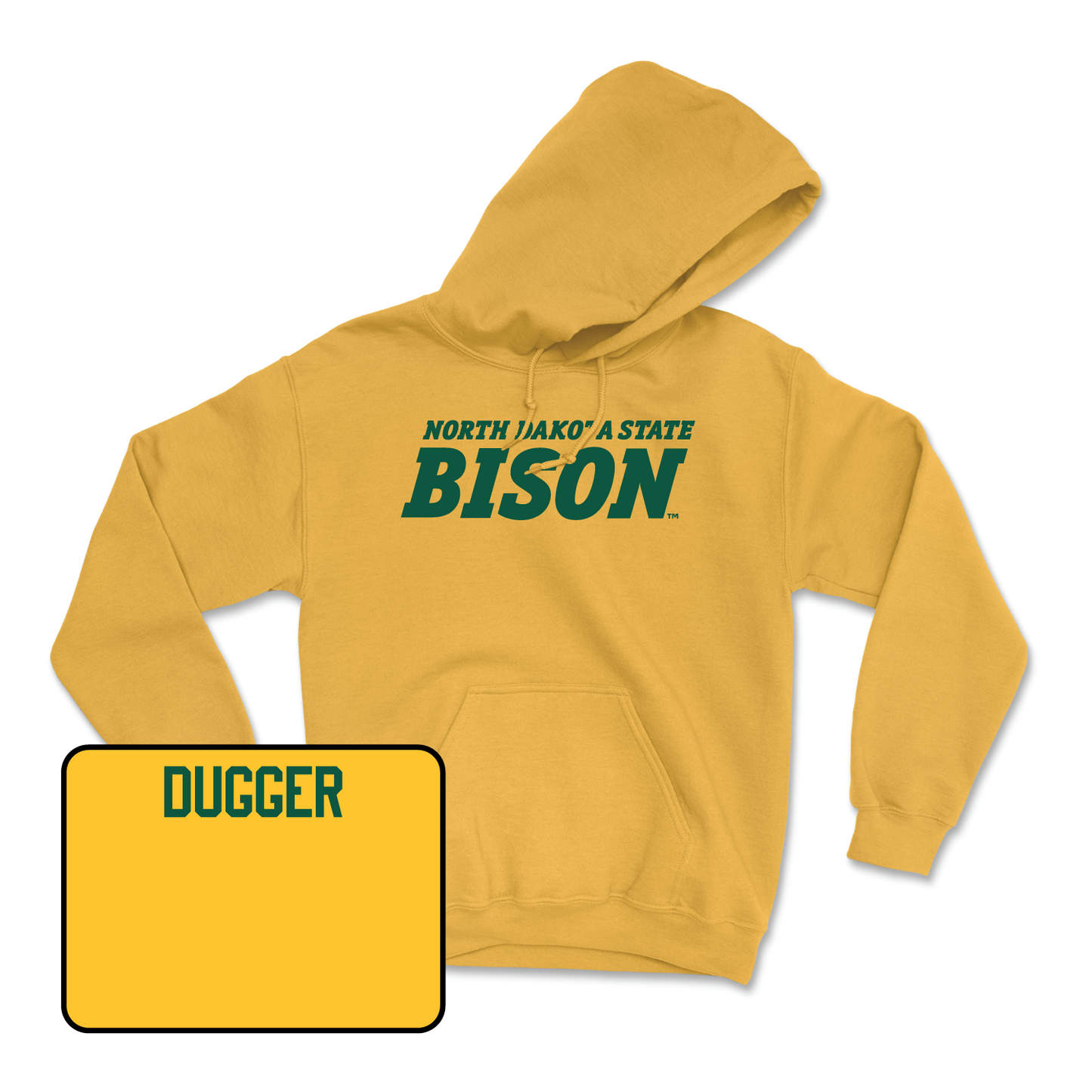 Gold Track & Field Bison Hoodie Youth Large / Adam Dugger
