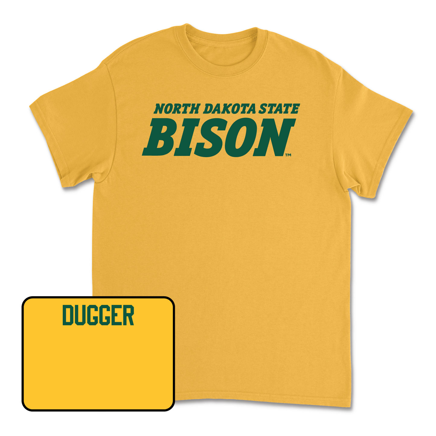 Gold Track & Field Bison Tee Youth Large / Adam Dugger