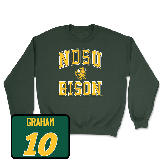 Green Women's Basketball College Crew Youth Small / Abby Graham | #10