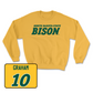 Gold Women's Basketball Bison Crew Large / Abby Graham | #10