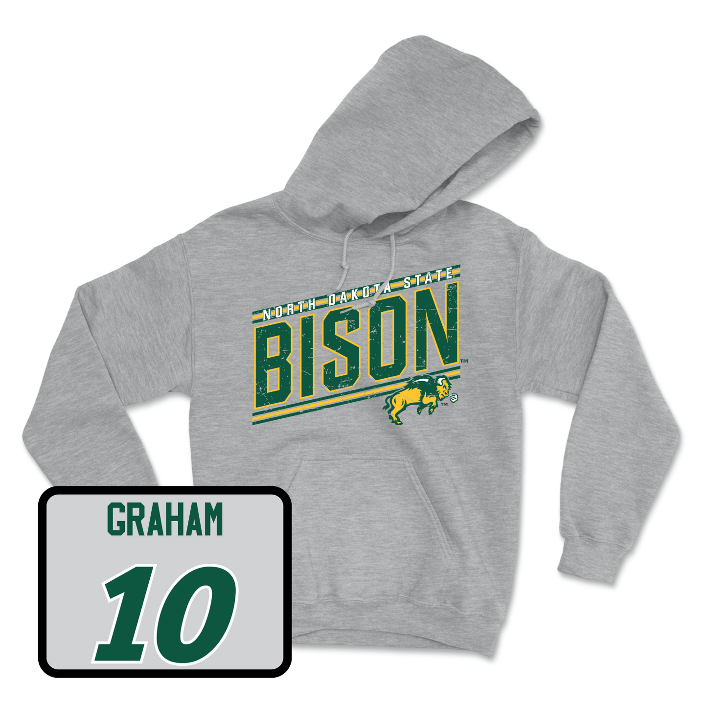 Sport Grey Women's Basketball Vintage Hoodie Youth Small / Abby Graham | #10