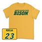 Gold Men's Basketball Bison Tee Youth Large / Andrew Morgan | #23