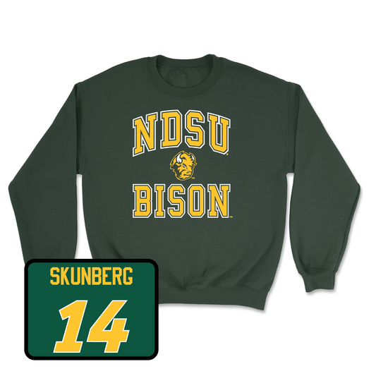 Green Men's Basketball College Crew Youth Small / Boden Skunberg | #14