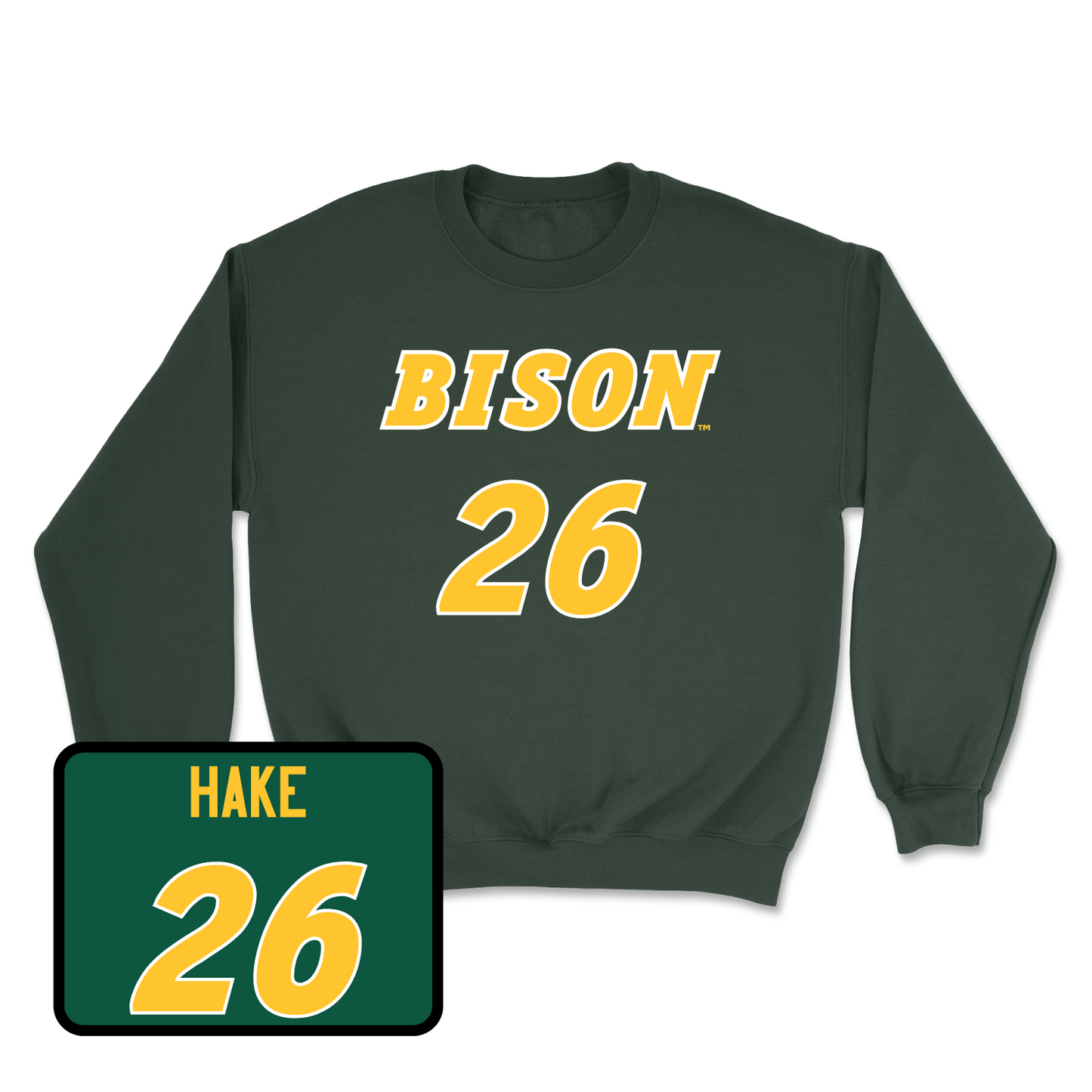 Green Baseball Player Crew Small / Carson Hake | #26