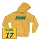 Gold Football Bison Hoodie 2X-Large / Carson Hegerle | #17