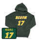 Green Football Player Hoodie X-Large / Carson Hegerle | #17