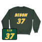 Green Football Player Crew Youth Large / Drew Klein | #37
