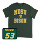 Green Football College Tee Youth Small / Eli Mostaert | #53