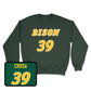Green Football Player Crew Small / Griffin Crosa | #39