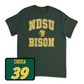 Green Football College Tee Small / Griffin Crosa | #39