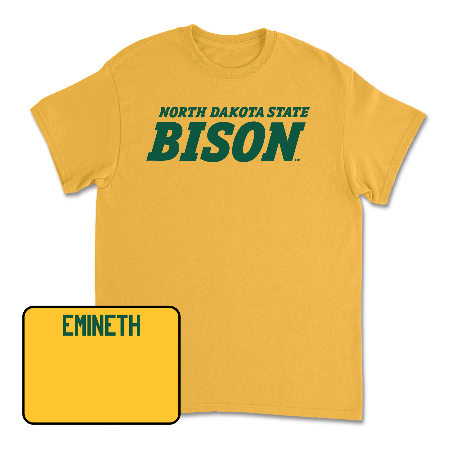 Gold Track & Field Bison Tee Small / Grace Emineth