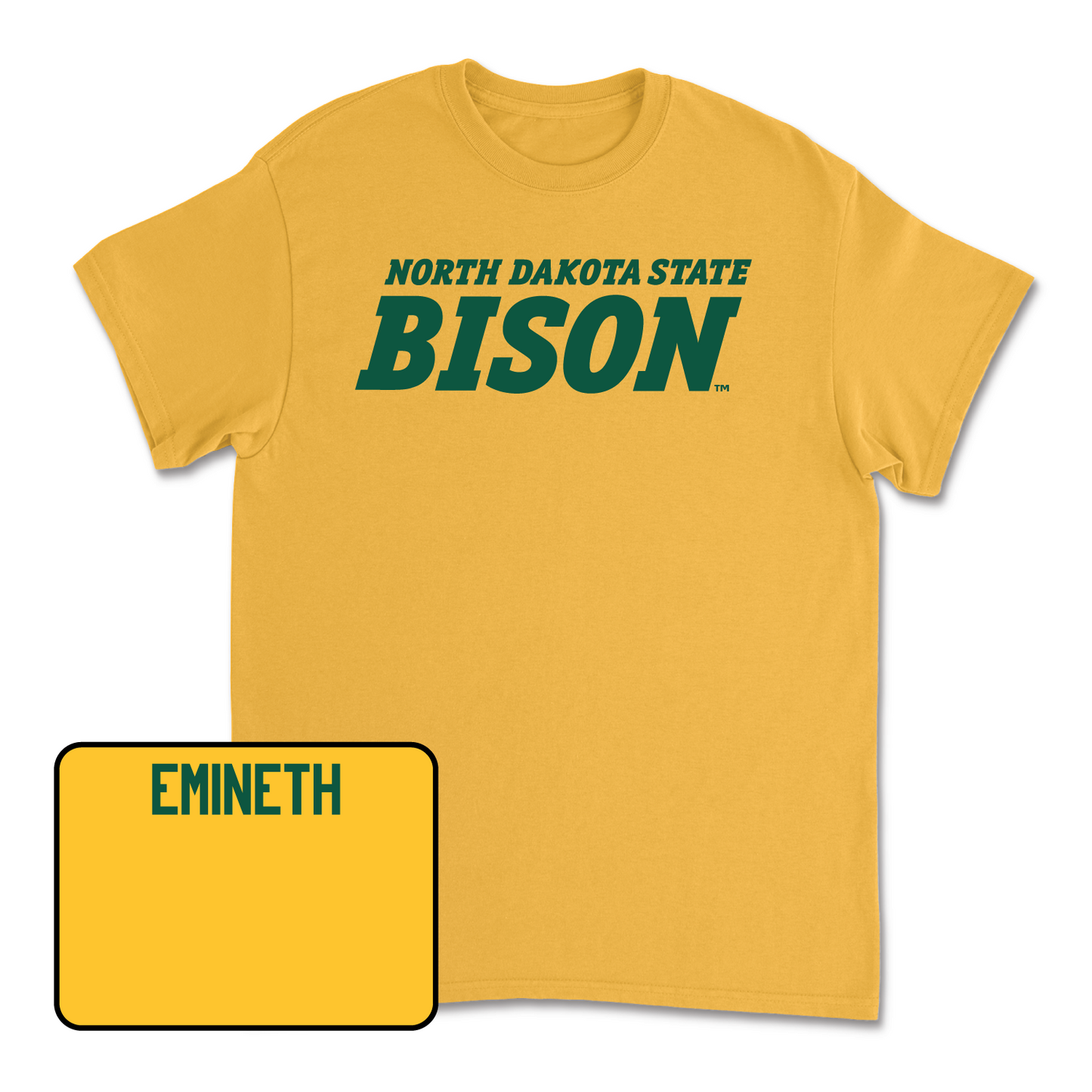Gold Track & Field Bison Tee Youth Medium / Grace Emineth